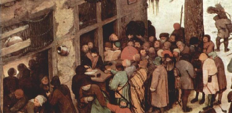 Pieter Bruegel the Elder Volkszahlung zu Bethlehem Sweden oil painting art